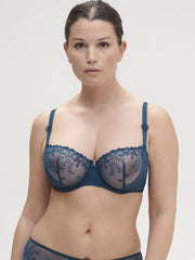 SIMONE PERELE - FREE EXPRESS SHIPPING - Delice Sheer Demi Bra