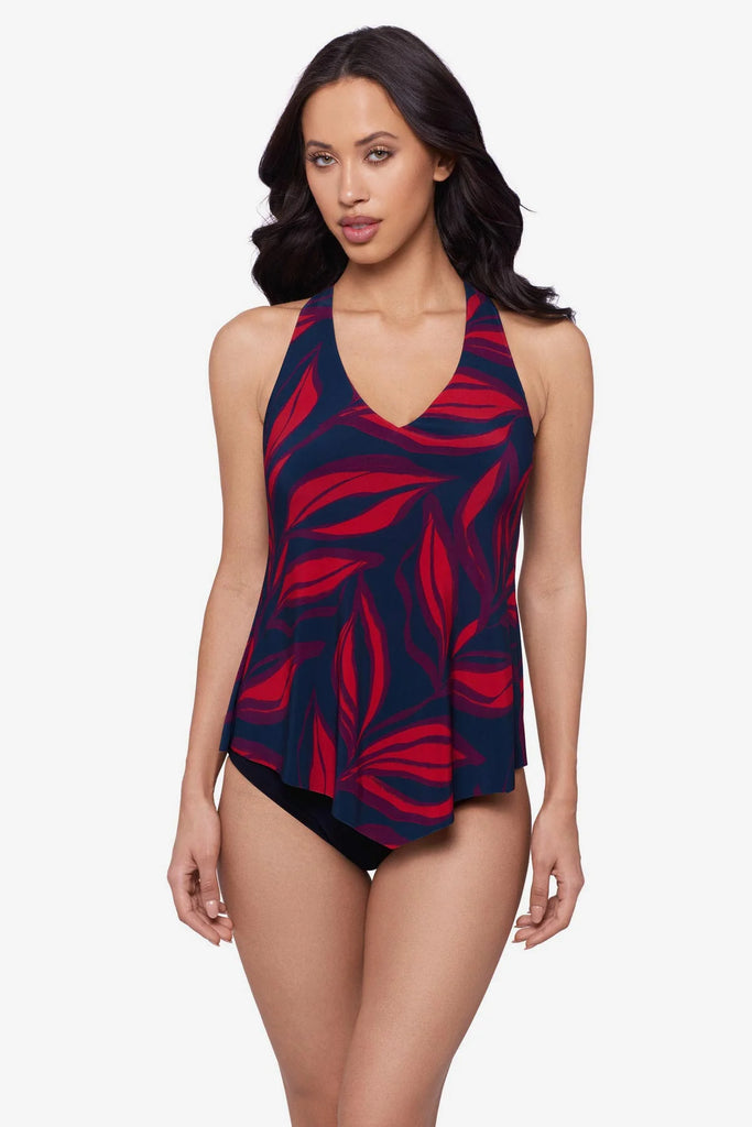 MAGICSUIT - FREE EXPRESS SHIPPING - Taylor Tankini Top in Rossobleu