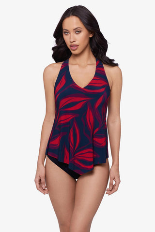 MAGICSUIT - FREE EXPRESS SHIPPING - Taylor Tankini Top in Rossobleu