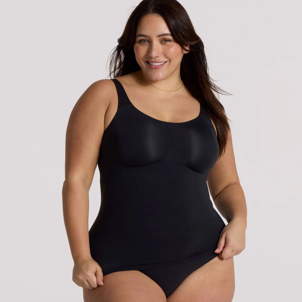 EVELYN & BOBBIE - FREE EXPRESS SHIPPING -Structured Scoop Tank