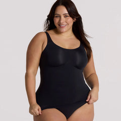 EVELYN & BOBBIE - FREE EXPRESS SHIPPING -Structured Scoop Tank