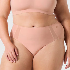 EVELYN & BOBBIE - FREE SHIPPING - Hight-Waisted Thong-Mesh