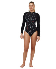 FREE SPORT BY GOTTEX - FREE EXPRESS SHIPPING -Kai Long Sleeve One Piece