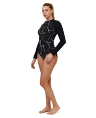 FREE SPORT BY GOTTEX - FREE EXPRESS SHIPPING -Kai Long Sleeve One Piece