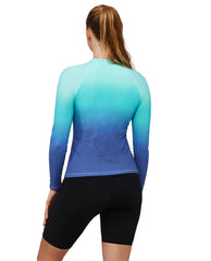 FREE SPORT BY GOTTEX - FREE EXPRESS SHIPPING - Nixie Long Sleeve Rash Guard