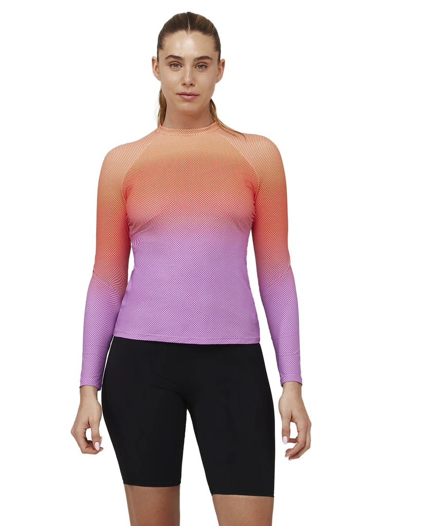 FREE SPORT BY GOTTEX - FREE EXPRESS SHIPPING - Nixie Long Sleeve Rash Guard