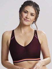 Panache Swimwear - Kira Active Crop Bikini SW1382 - Mulberry