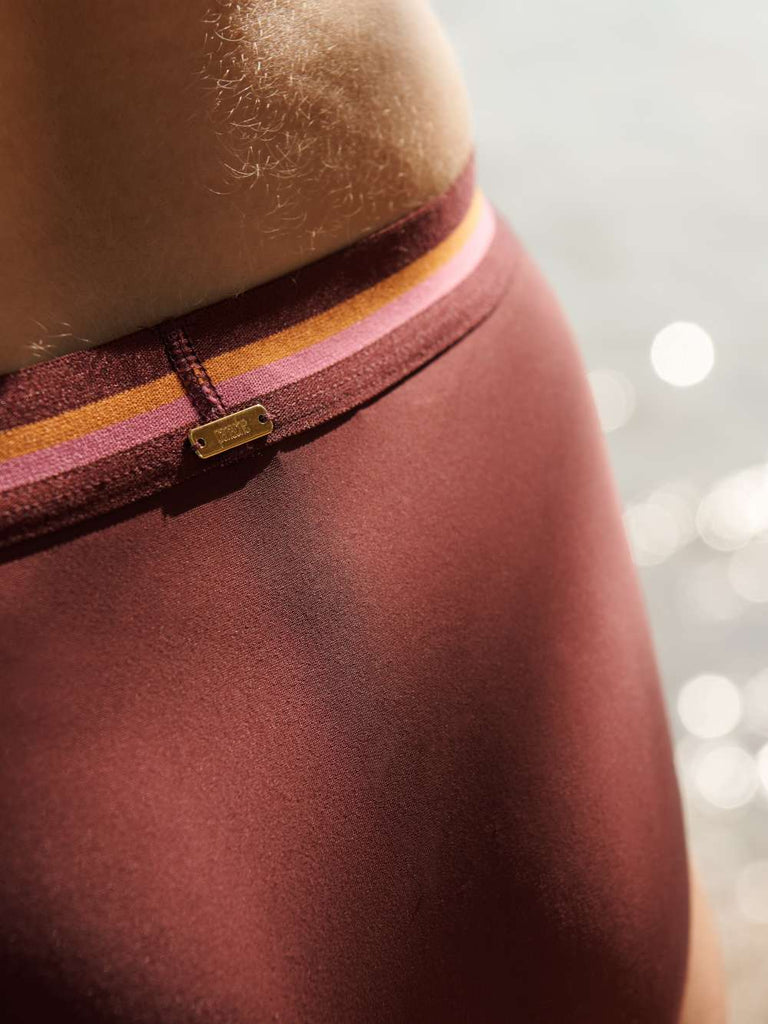 Panache Swimwear - Kira Active Brief Bikini Bottoms SW1386 - Mulberry