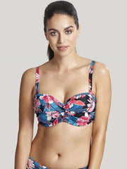 Panache Swimwear - Anya Riva Bandeau SW1403 - Blue/Floral