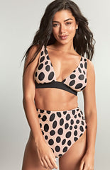 PANACHE - FREE EXPRESS SHIPPING -Taylor Non Wired Plunge Bikini- Amalfi Print