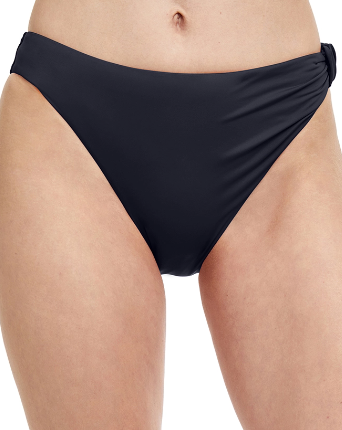 Gottex Bottoms - Classic Mid Rise Hipster Bikini Bottoms 23LIP04 - Black