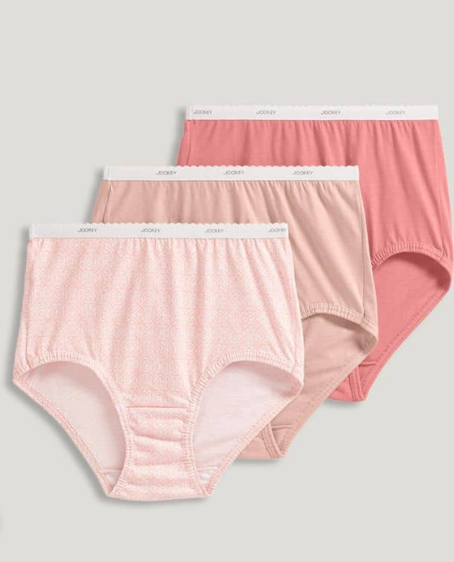 JOCKEY - FREE SHIPPING - Classic Comfort Cotton 3 Pack Brief