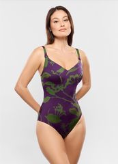 EMPREINTE - FREE EXPRESS SHIPPING - Bloom V-Neck one-piece Swimwsuit