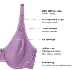 WACOAL - FREE EXPRESS SHIPPING - Basic Beauty Full Figure Bra