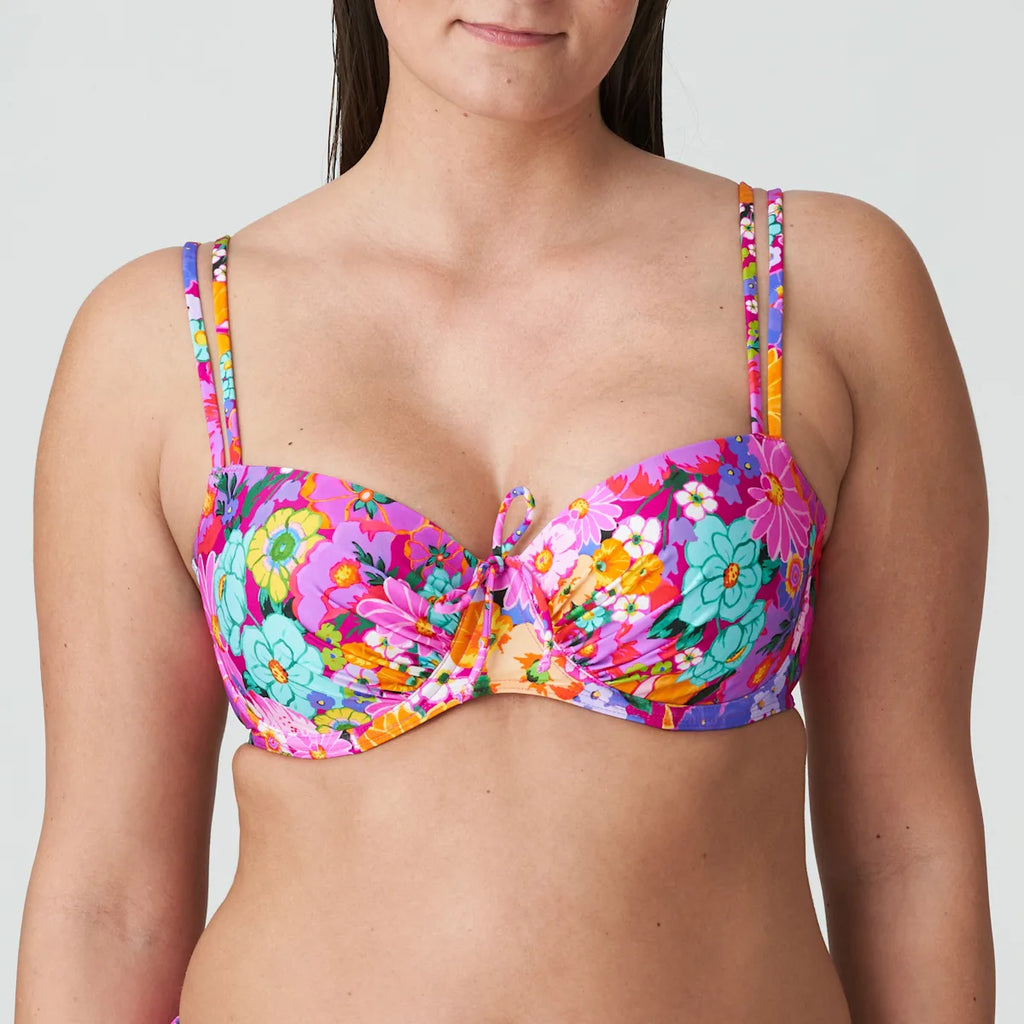 PrimaDonna Swimwear - FREE EXPRESS SHIPPING - Najac Padded Balcony PrimaDonna Bikini Top