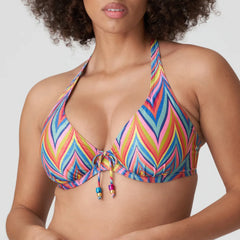 Primadonna Swimwear - Kea Half Padded Plunge Bikini Top 4010819 - Rainbow Paradise