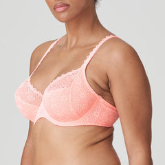 PRIMADONNA TWIST - FREE EXPRESS SHIPPING -Sunset Hotel Full Cup Bra- Pink Parfait