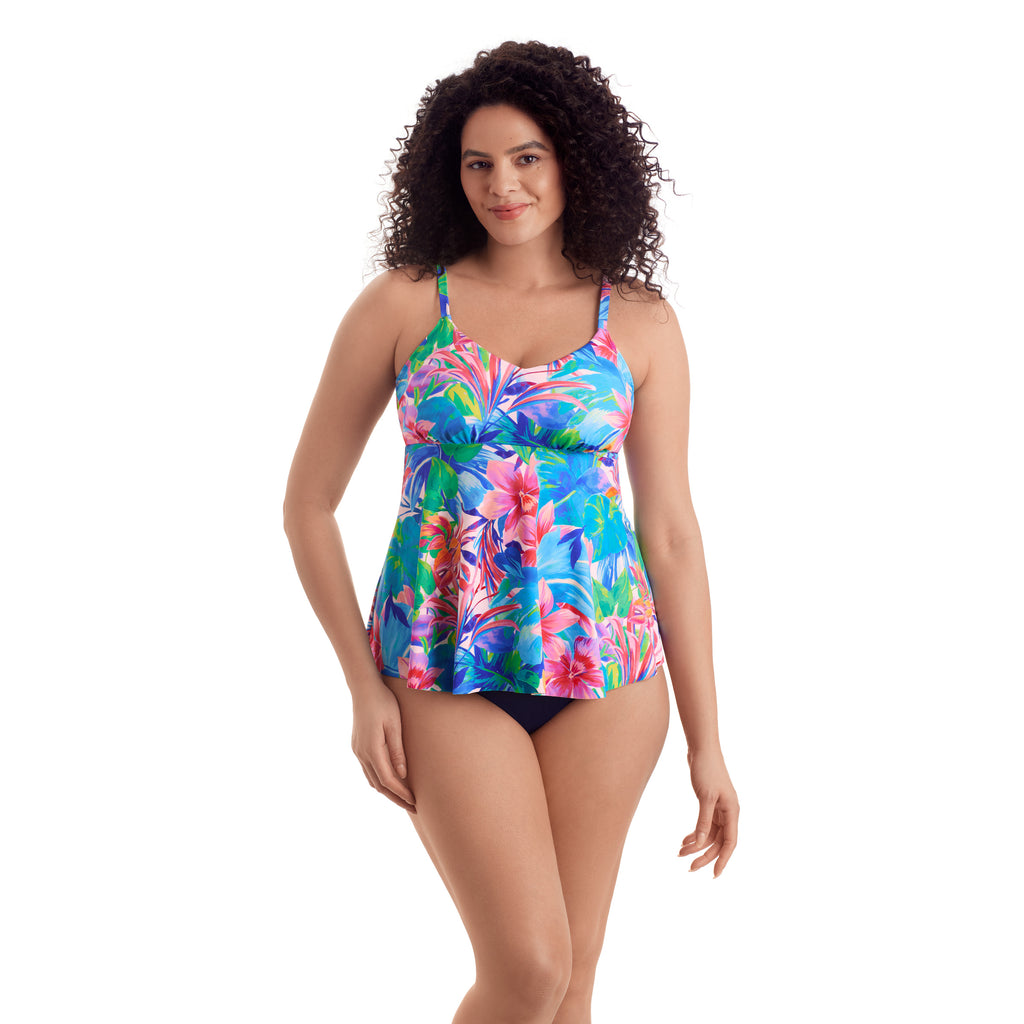 SHAPESOLVERS - FREE EXPRESS SHIPPING - V-Neck Tankini Top