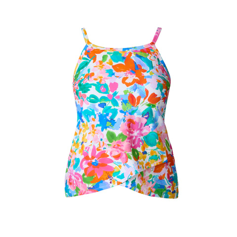 SHAPESOLVERS - FREE EXPRESS SHIPPING - High-Neck Underwire Tankini Top