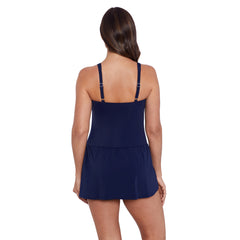 PENBROOKE - FREE EXPRESS SHIPPING - Square Neck Swim dress Penbrooke swimwear