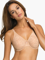 Wacoal Bras - Halo Lace Underwire 851205 - Nude - Thebra