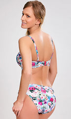 Panache Swimwear - Alanis Bandeau SW1143 - Blue/Floral - Thebra