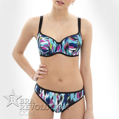 Cleo Swimwear - Avril Classic Pant CW0229 - Abstract Print - Thebra