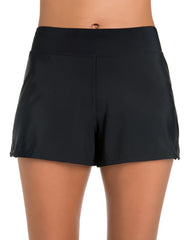 Penbrooke Swimwear - Solid Swim Shorts 42544 - Black