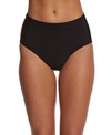 Penbrooke Swimwear - Solid Basic Pant Bikini Bottom With Tummy Control 42545 - Black - Thebra