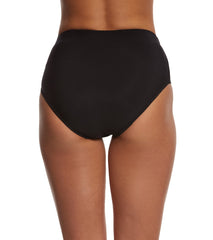 Penbrooke Swimwear - Solid Basic Pant Bikini Bottom With Tummy Control 42545 - Black - Thebra