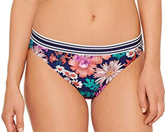 Captiva Swimwear - Striped Bloom Bora Triangle Bikini 33SB6068 - Multi - Thebra