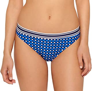 Captiva Swimwear - Seaside Dot Banded Bikini Bottoms 33SD1048 - Blue - Thebra