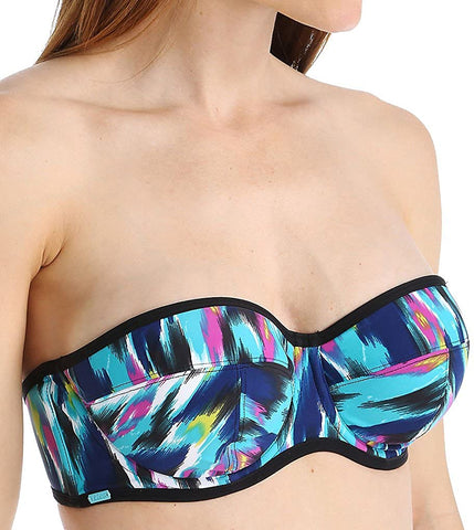 Cleo Swimwear - Avril Bandeau CW0223 - Abstract Print - Thebra