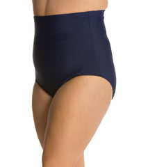 Penbrooke Swimwear - Ultra High Waist Bikini Bottoms 42547 - Navy - Thebra