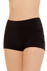 Christina Swimwear - Boyleg with Shirring 30Z5048 - Black - Thebra