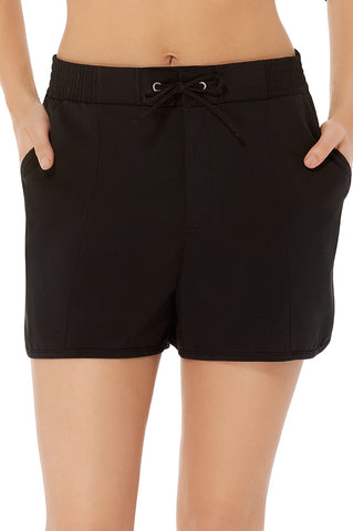 Christina Swimwear - Tactel Swimw Shorts 30ZZ4008 - Black - Thebra