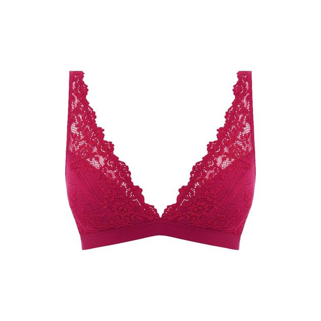 Wacoal Bra - Embrace Lace Bralette 852191 - Persian Red - Thebra