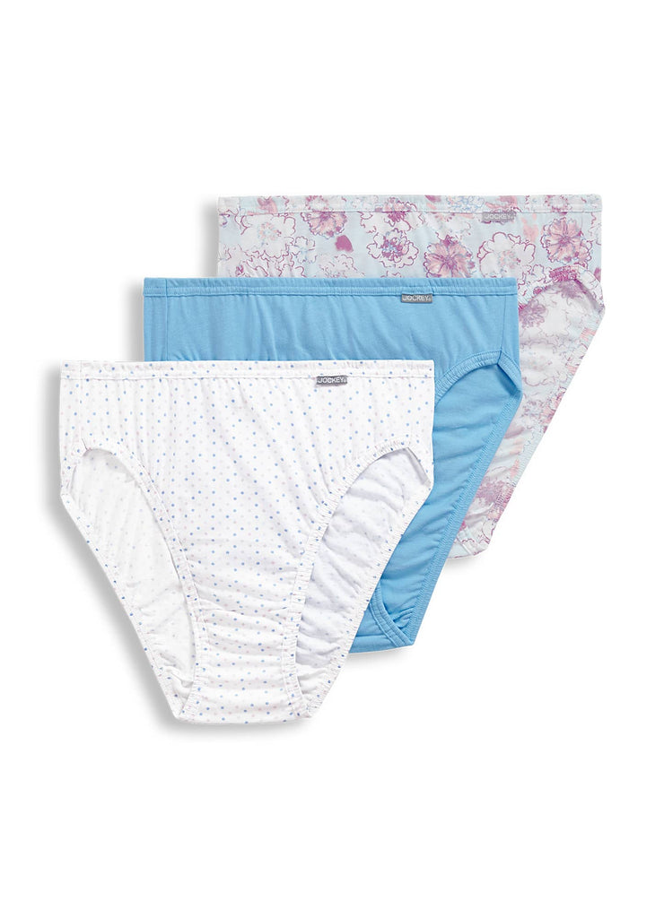 JOCKEY - FREE SHIPPING - Elance Cotton 3 Pack French Cut
