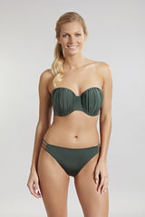 Panache Swimwear - Marina Bandeau SW0834 - Khaki - Thebra