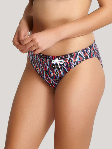 Panache Swimwear - Elle Fold Top Pant SW0877 - Tropical Print - Thebra