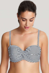 Panache Swimwear - Anya Stripe Fold top Pant SW0897 - Black/White - Thebra