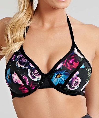 Panache Swimwear - Jolee Triangle Halter SW1205 - Floral Multi - Thebra