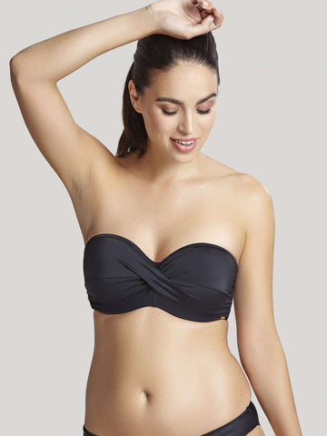 Panache Swimwear - Anya Riva Padded Bandeau SW1303 - Black - Thebra