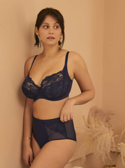 Panache Panties - Rocha Deep Brief 10344 - Navy