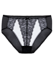 Wacoal Panties - Retro Chic HI-Cut Brief 841186 - Black