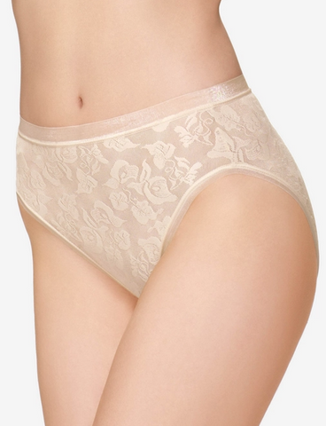 Wacoal Panties - Awareness Hi-Cut Brief  871101 - Sand