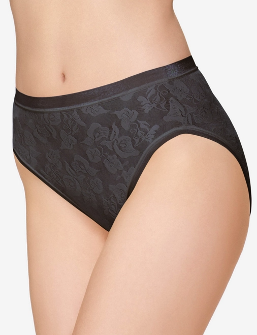 Wacoal Panties - Awareness Hi-Cut Brief  871101 - Black