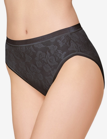 Wacoal Panties - Awareness Hi-Cut Brief  871101 - Black