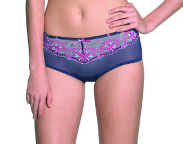 Panache Panties - Ariza Brief 5052 - Midnight/Fuchsia