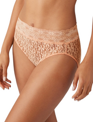 Wacoal Panties - Halo Lace Hi-Cut Briefs 870305 - Almost Apricot
